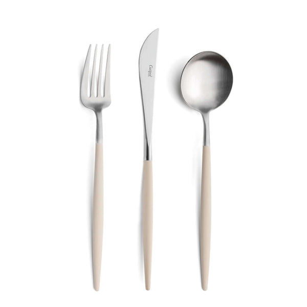 Goa Matte - Silver Ivory Dinner Fork