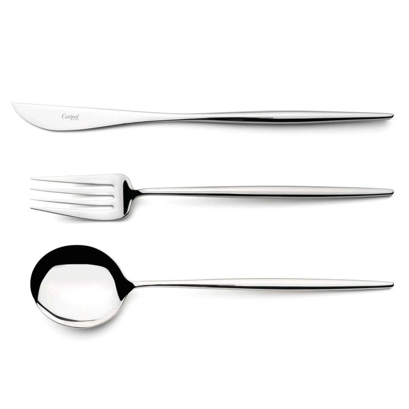 Moon - Polished Steel - Serving Fork