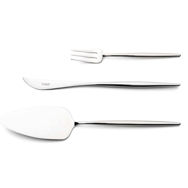 Moon - Polished Steel - Pastry Server