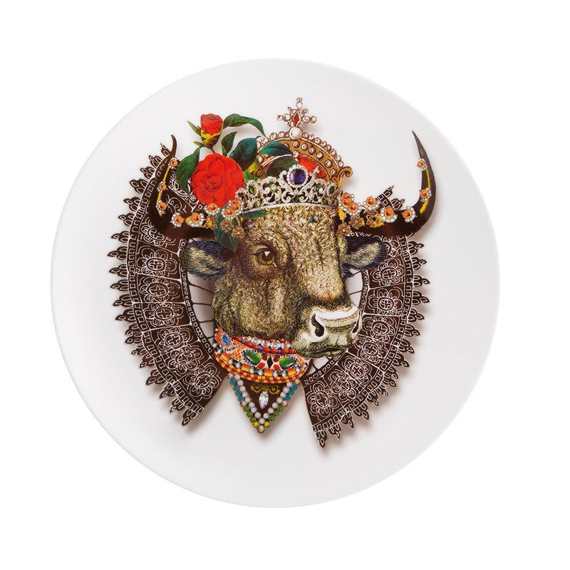Love who you are - monseigneur bull dessert plate