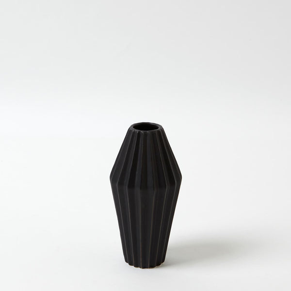 Milos - Vase Matte Black Small