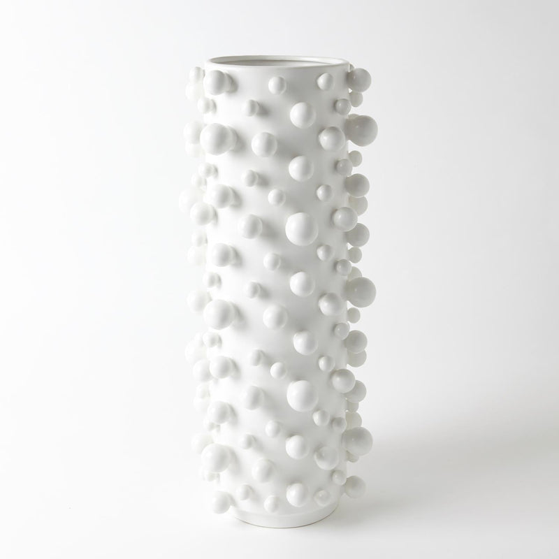 Molecule - Matte White Vase Large