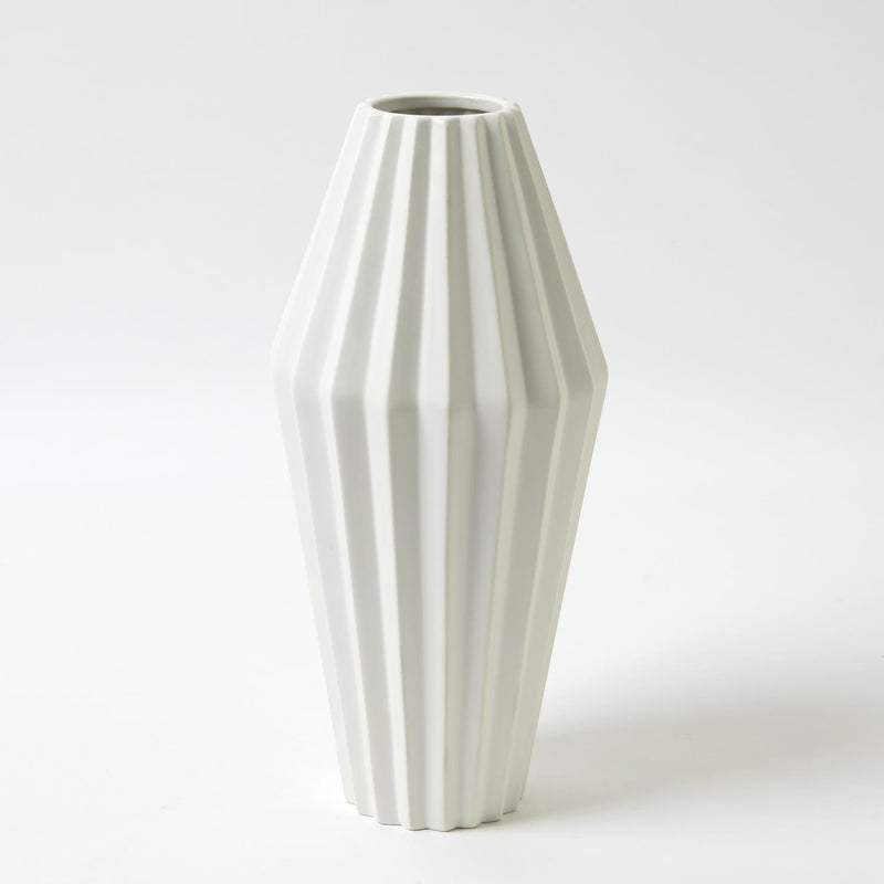 Milos - Vase Matte White Large