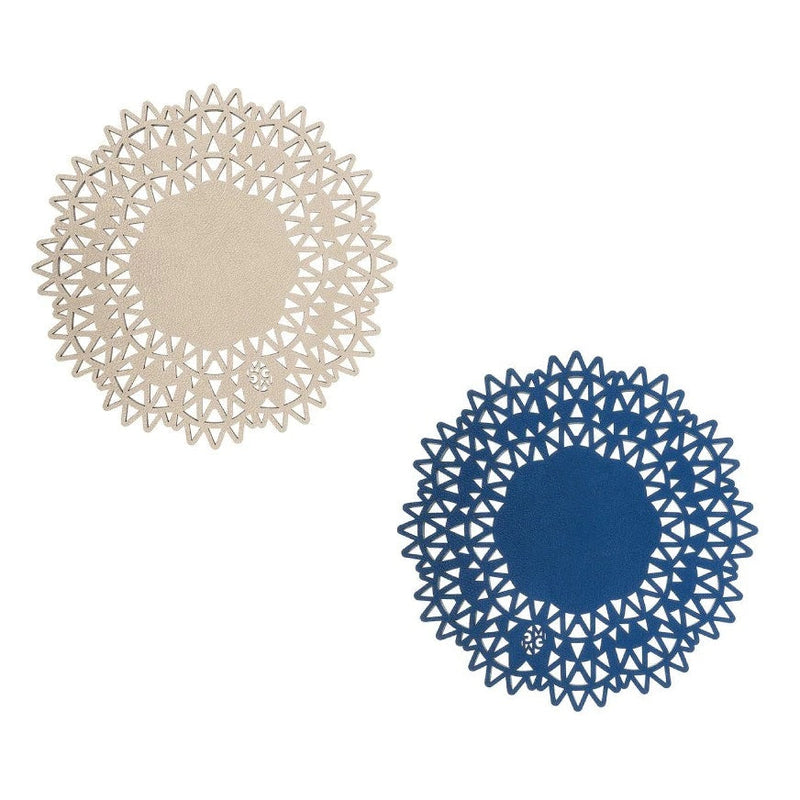 Chrysler - Trivets Champange / Cobalt (Set of 2)