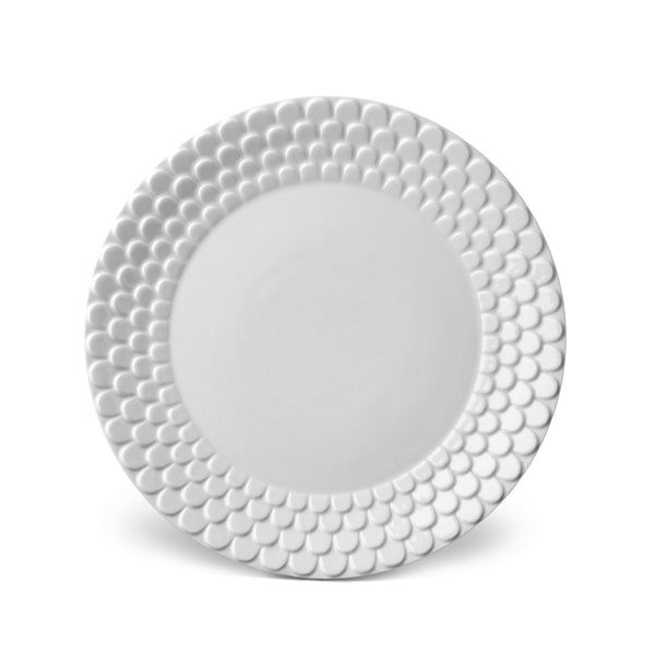 Aegean - White Sculpted Dinner Plate