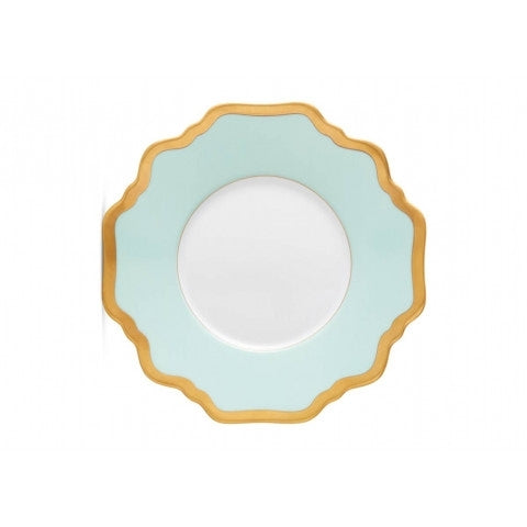 Anna's Palette - Tea Saucer - Aqua Green