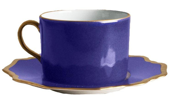 Anna's Palette - Tea Saucer - Indigo Blue