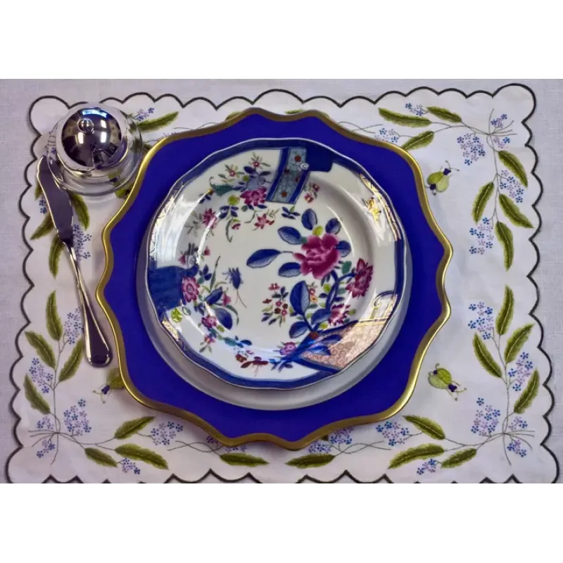 Anna's Palette - Dinner Plate - Indigo Blue