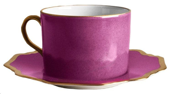 Anna's Palette - Tea Saucer - Purple Orchid