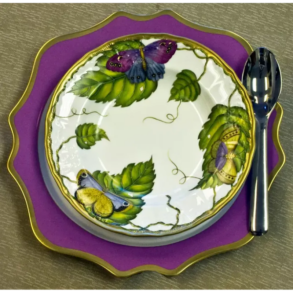 Anna's Palette - Bread & Butter Plate - Purple Orchid