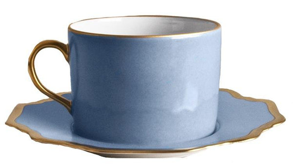 Anna's Palette - Tea Saucer - Sky Blue
