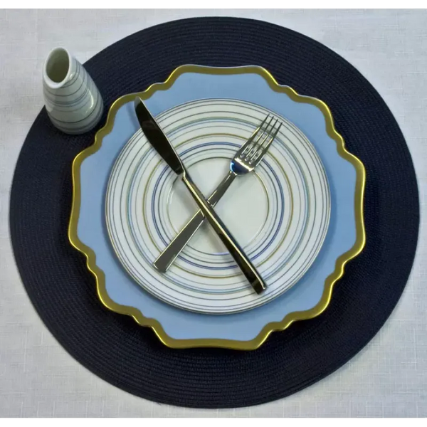Anna's Palette - Dinner Plate - Sky Blue