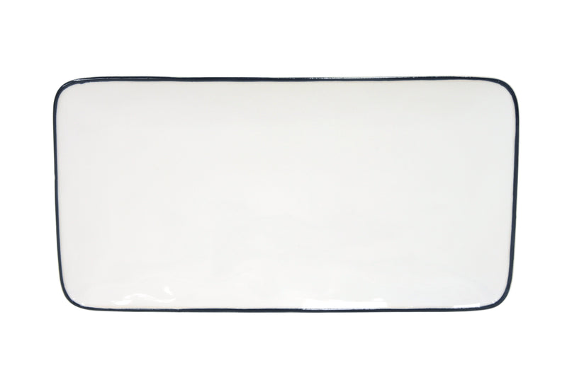 Beja white - Rectangular tray