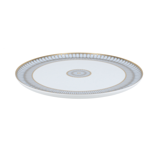 Arcades Grey & Gold - Round Cake Platter