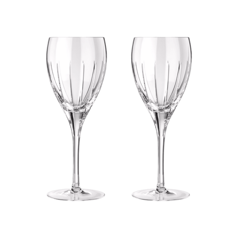 Iriana - Red Wine Crystal Glasses (Set of 2)