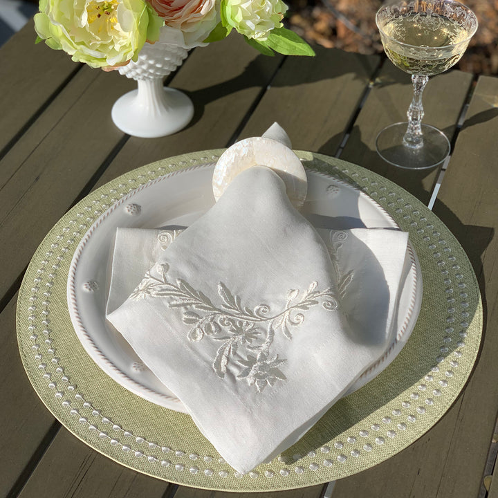 Bella - Napkin Off White (Set of 4)