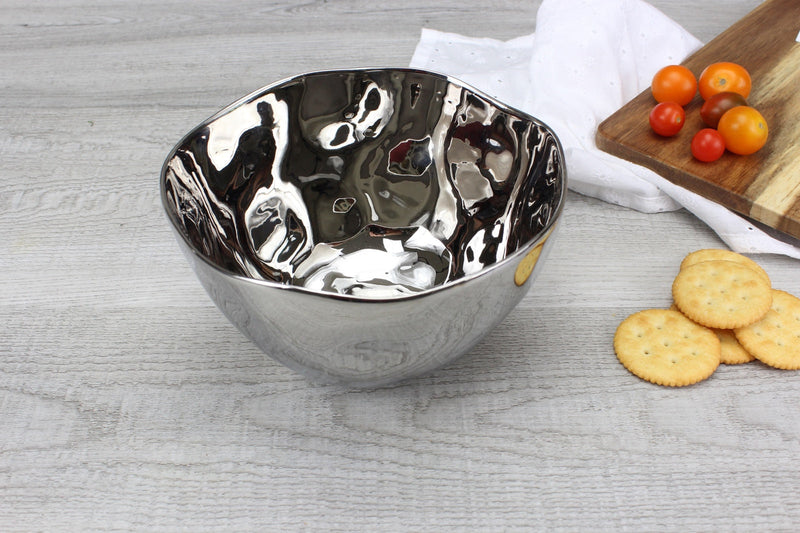 Thin and Simple - Silver - Medium Bowl