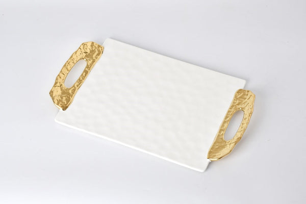 White and Gold - New Texture Tray