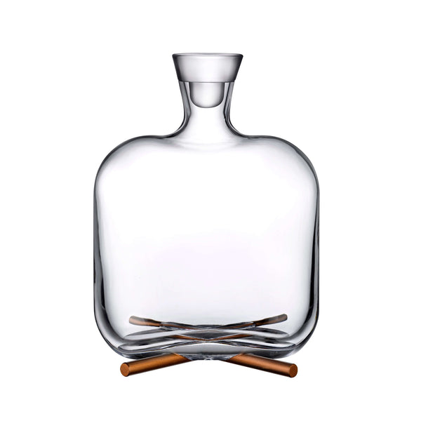 Nude Camp Whisky Bottle With Brass Base