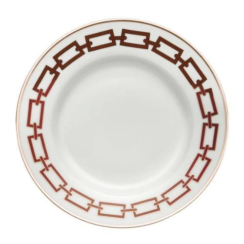 Catene Red - Flat dessert plate