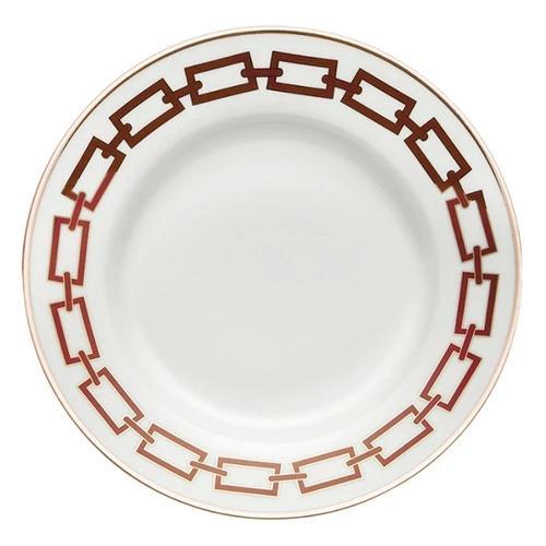 Catene Red - Flat dinner plate