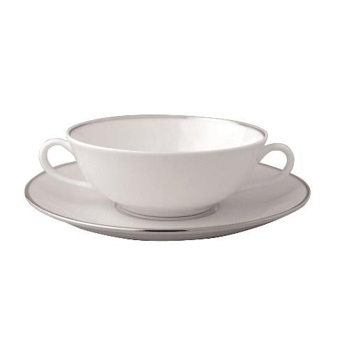 Cristal - Soup Cup And Plate