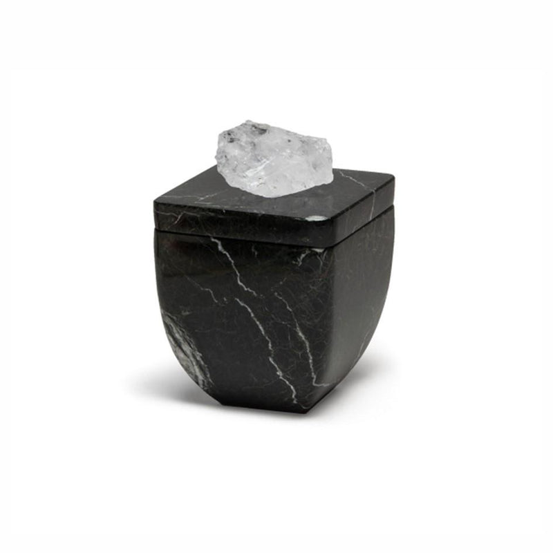 Tuscan Currant - Tappered Black Marble Box Quartz