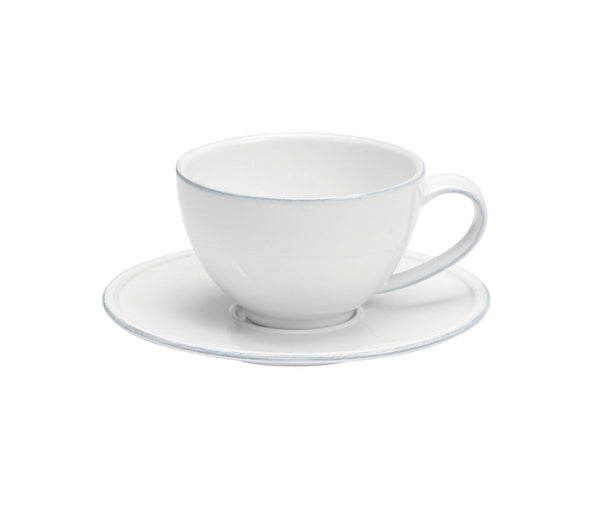 Friso white - Tea cup & saucer