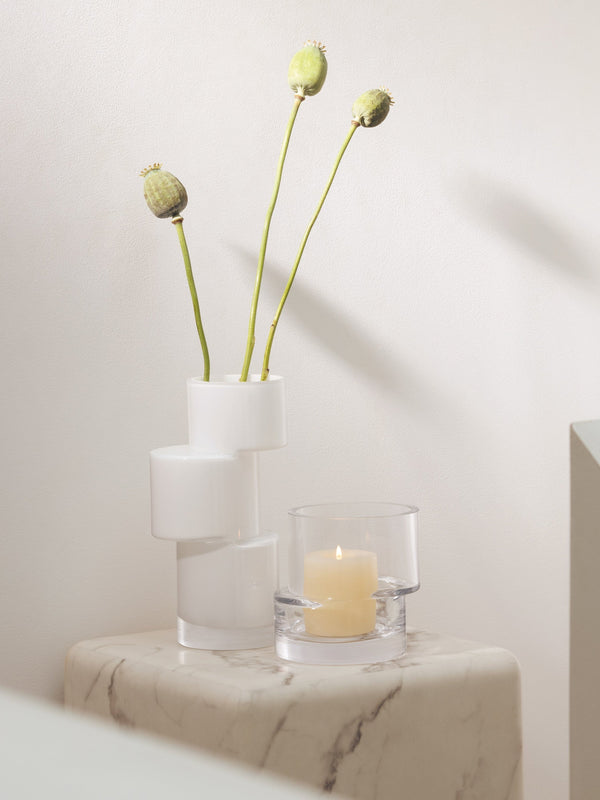 Tier - Vase Chalk White Medium