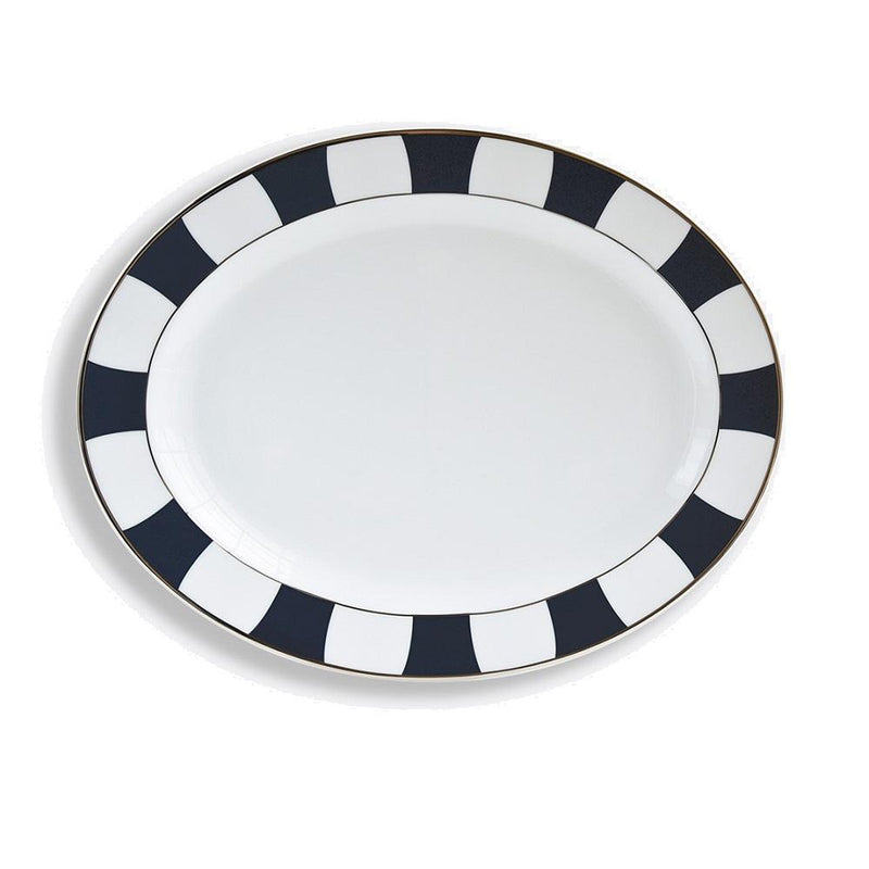 Galerie Royale Bleu Nuit - Oval Platter