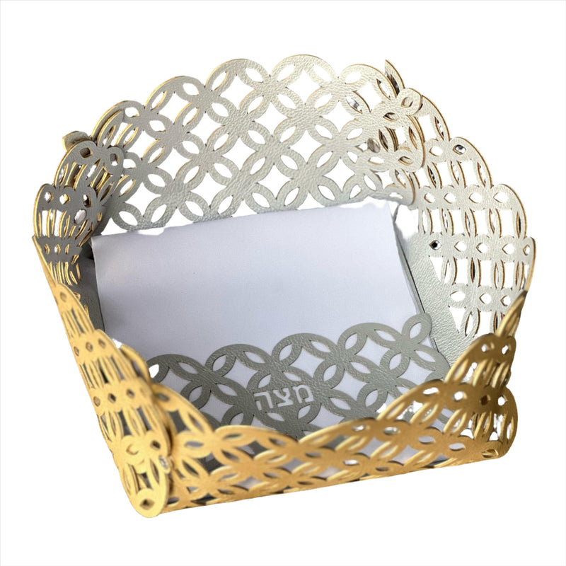 Flower Life - Matza Basket Gold / Silver