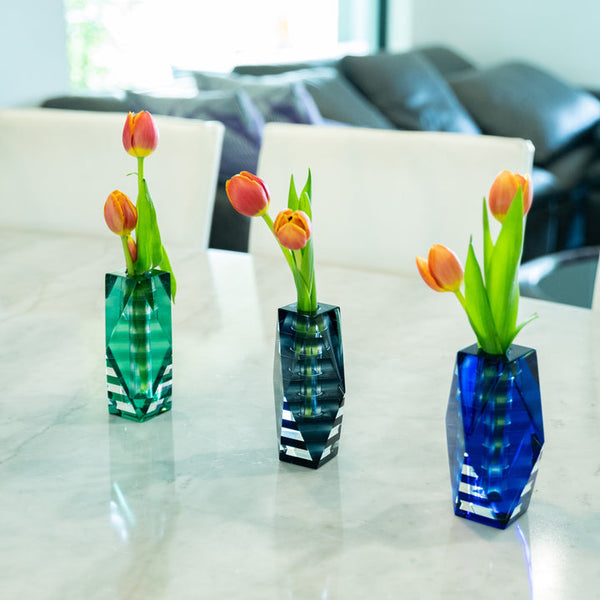 Stripes - Colors Glass Vase