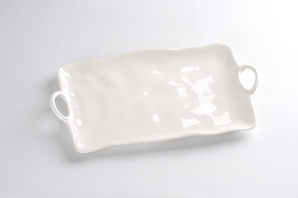 Ivy - White - Large Platter