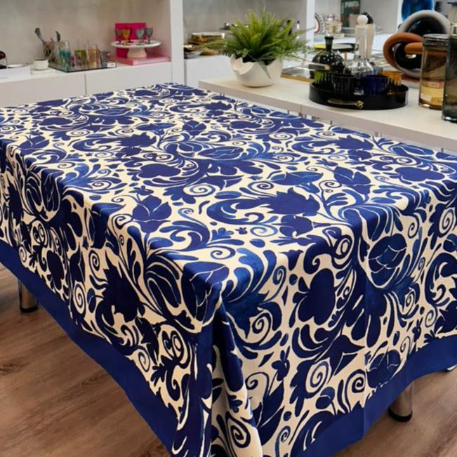 Blue - Tablecloths F22 - 122"x59"