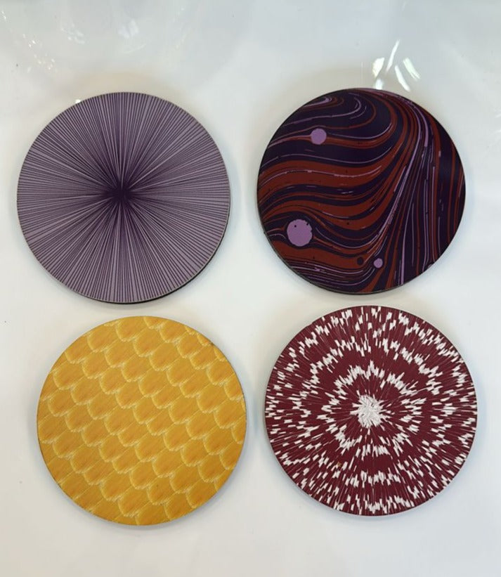 Mix - Purple Coaster (Set of 4)