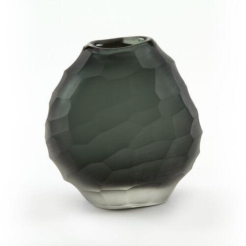 Hammered   Vase Small Gray