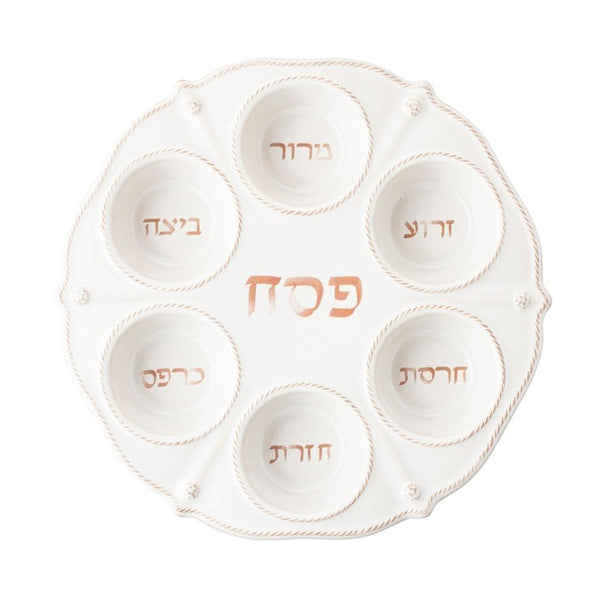 Berry & Thread Whitewash  - Seder Plate