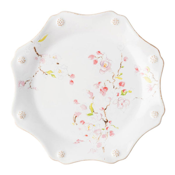 Berry & Thread Floral Sketch - Cherry Blossom Dessert/Salad Plate