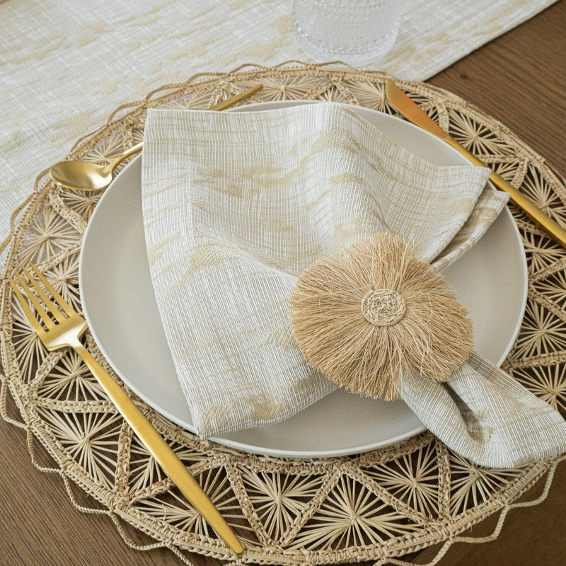 Mimi - Napkins White and Gold (Set of 4)