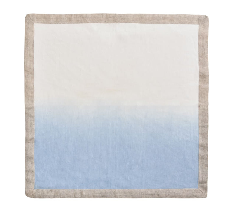 Dip Dye - White & Periwinkle Napkin (Set of 4)