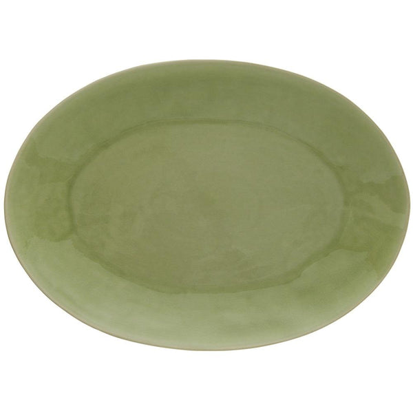 Riviera vert frais - Large oval platter
