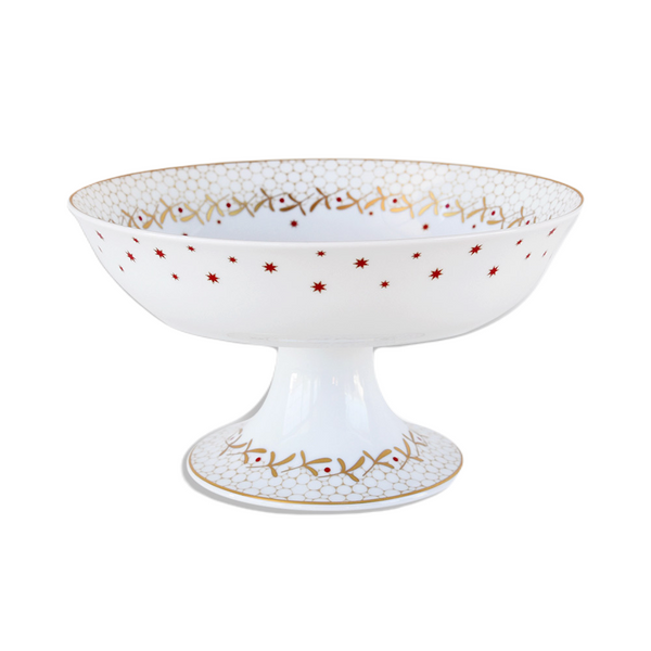 Noel - Footed large coupe cake plate