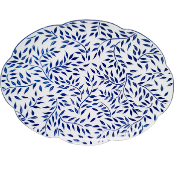 Olivier Blue - Oval Platter Large