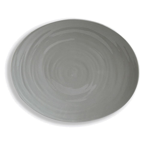 Origine Grey - Oval plate
