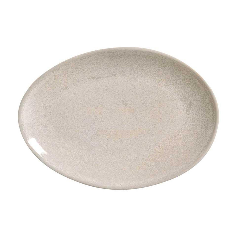 Latte - Oval Dessert Plate (Set of 6)