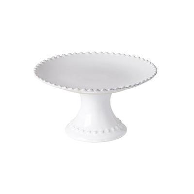Pearl white - Footed plate