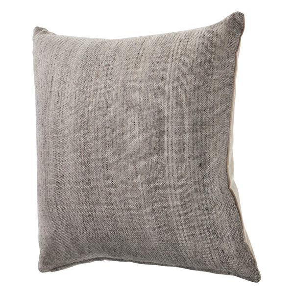 Distressed Gray Blend Throw Pillow Square