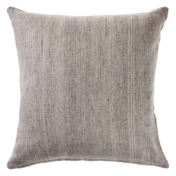 Distressed Gray Blend Throw Pillow Square