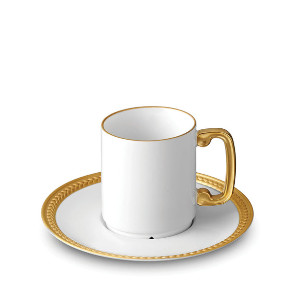 Soie Tressee Gold - Espresso Cup + Saucer