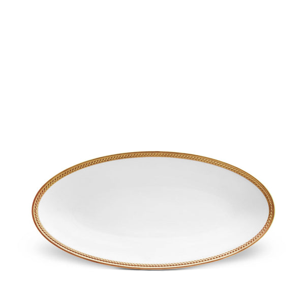Soie Tressee Gold - Oval Platter